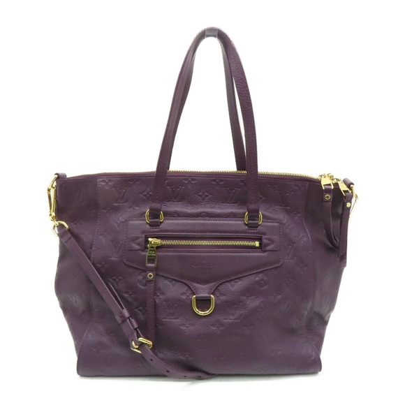 💎✨Authentic✨💎 Louis Vuitton Lumineuse PM Monogram Empreinte Purple - Picture 2 of 12